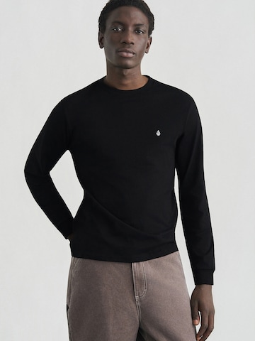 Volcom Тениска 'STONE BLANKS' в черно: отпред