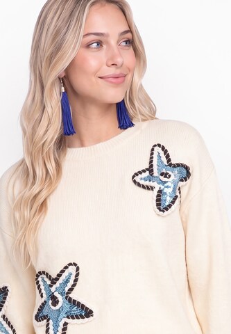 IZIA - Jersey en beige