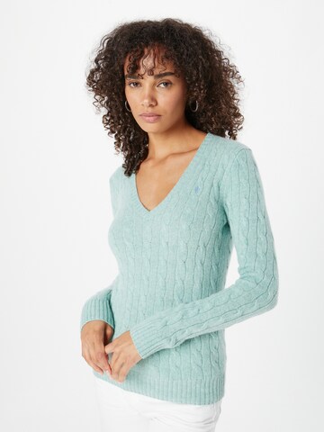 Polo Ralph Lauren Пуловер 'KIMBERLY' в зелено: отпред