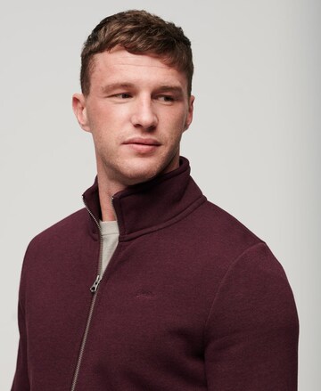 Superdry Sweatvest 'Essential' in Rood