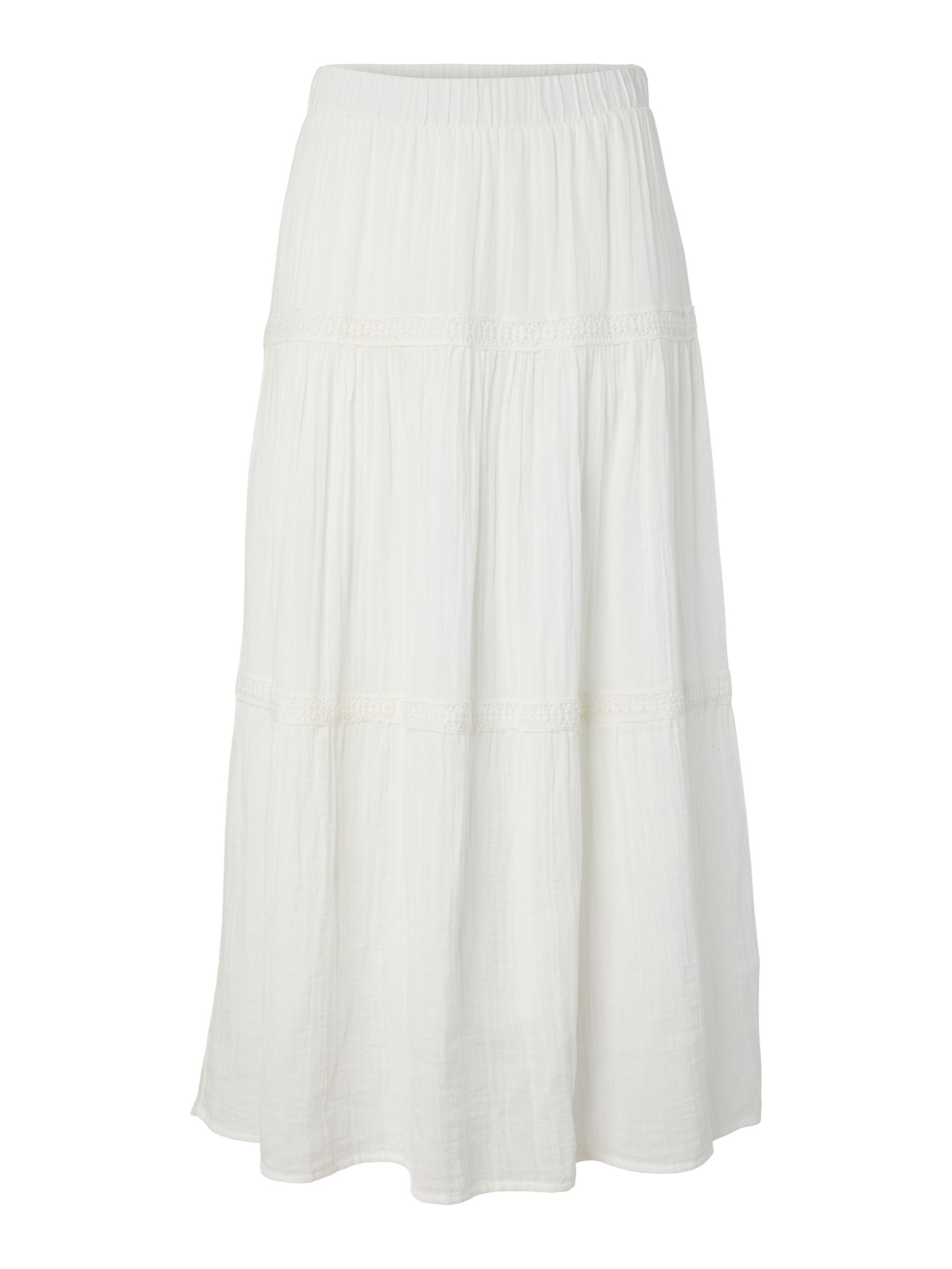 YAS Skirt in White: front