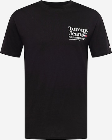 Tommy JeansMajica - crna boja: prednji dio