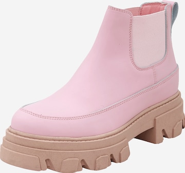 Chelsea Boots 'Theodore' EDITED en rose : devant