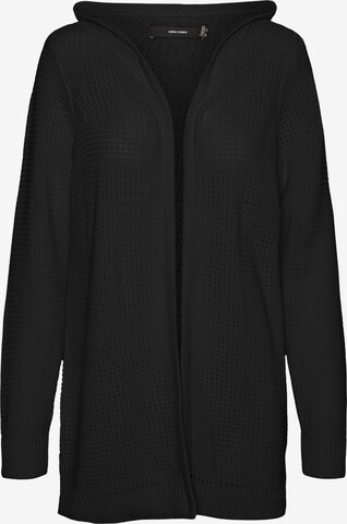 VERO MODA Gebreid vest 'SKYLA' in Zwart: voorkant