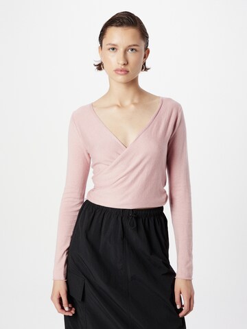 Cardigan Abercrombie & Fitch en rose : devant