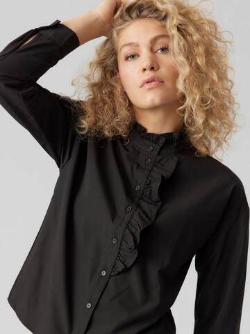 VERO MODA Bluse in Schwarz