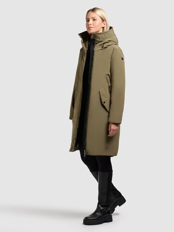 khujo Winter Coat 'WEBB' in Green