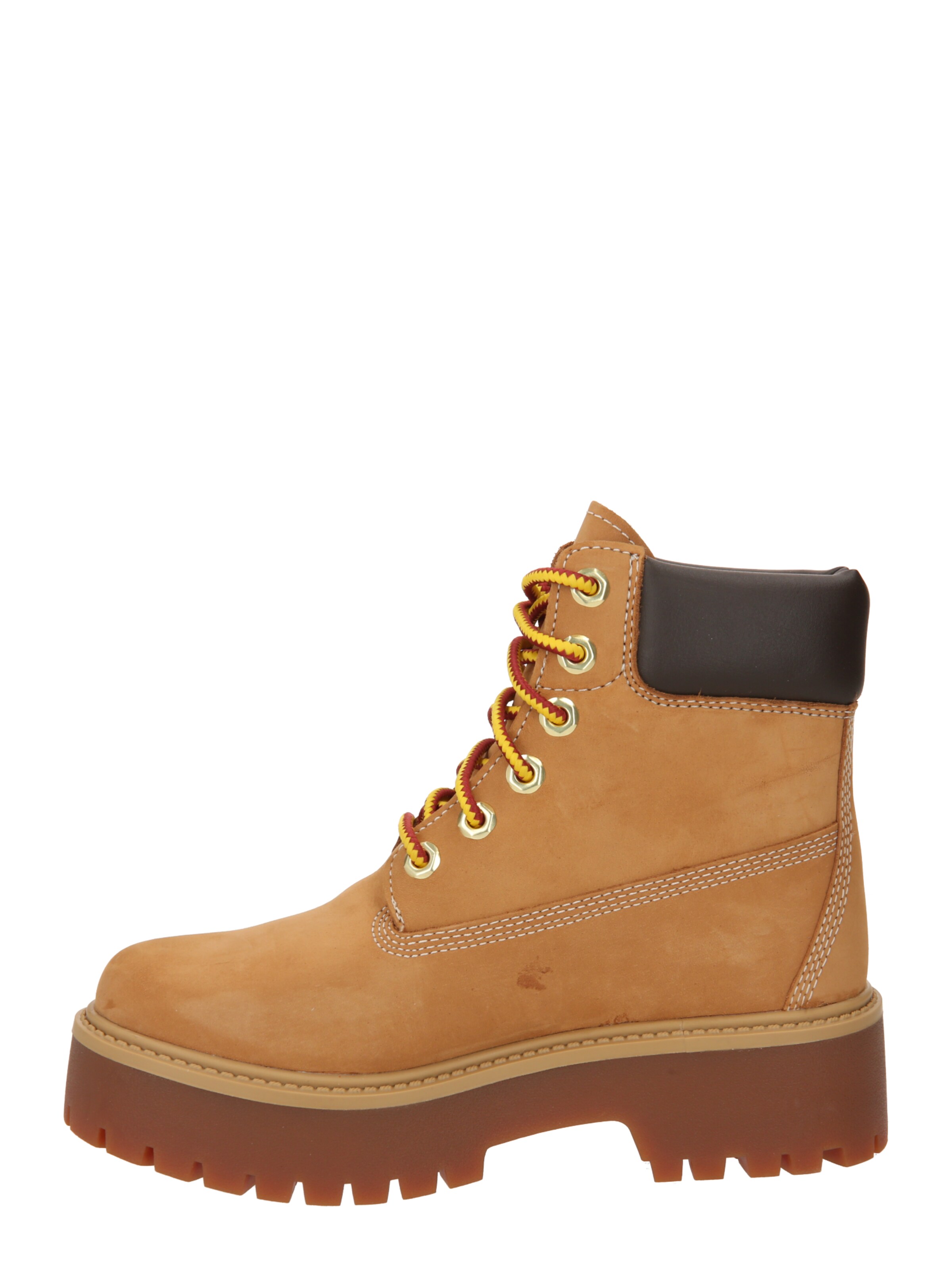 TIMBERLAND Ниски ботуши с връзки в жълто