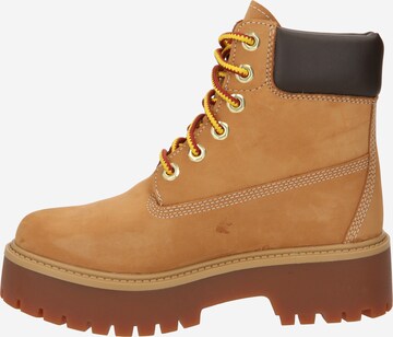 TIMBERLAND Lace-Up Ankle Boots in Yellow