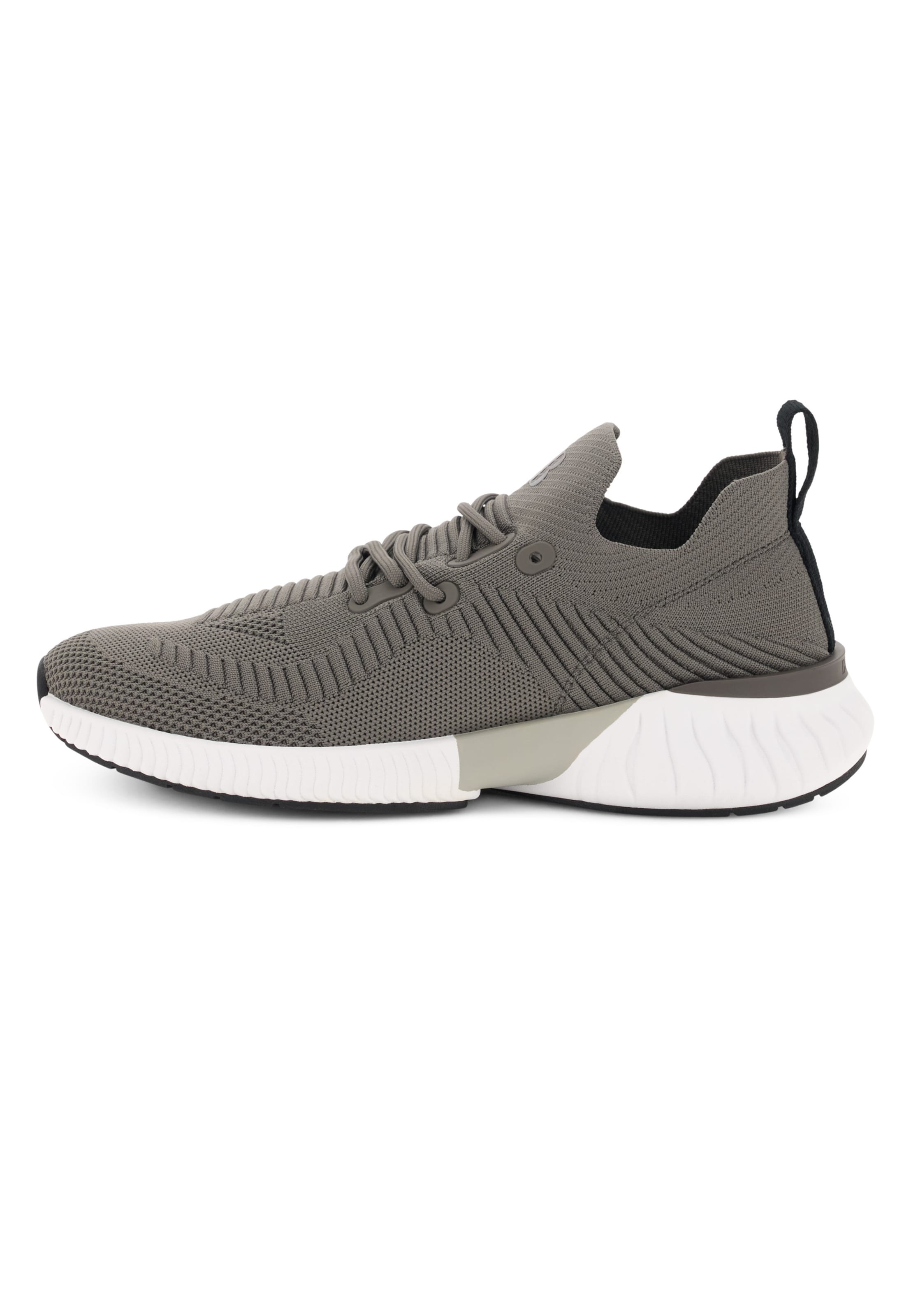 Boggi Milano Platform trainers in Grey: front