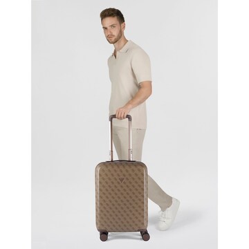 GUESS Чемодан на колесиках 'Latona' в Коричневый