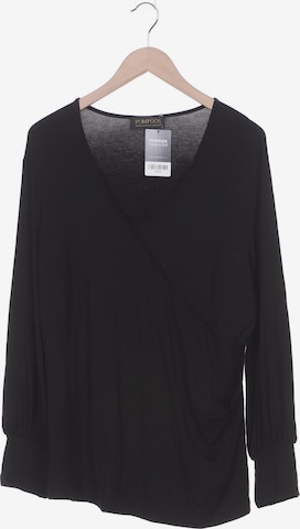 POMPÖÖS Top & Shirt in 5XL in Black: front