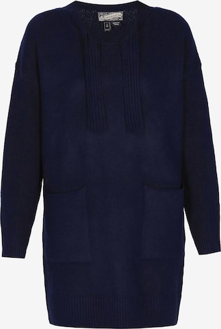 DreiMaster VintagePletena haljina - plava boja: prednji dio