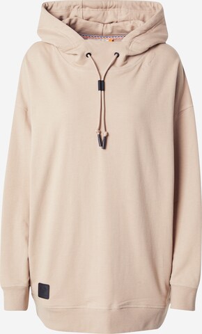 Ragwear Sweatshirt 'LINUSA' in Beige: predná strana