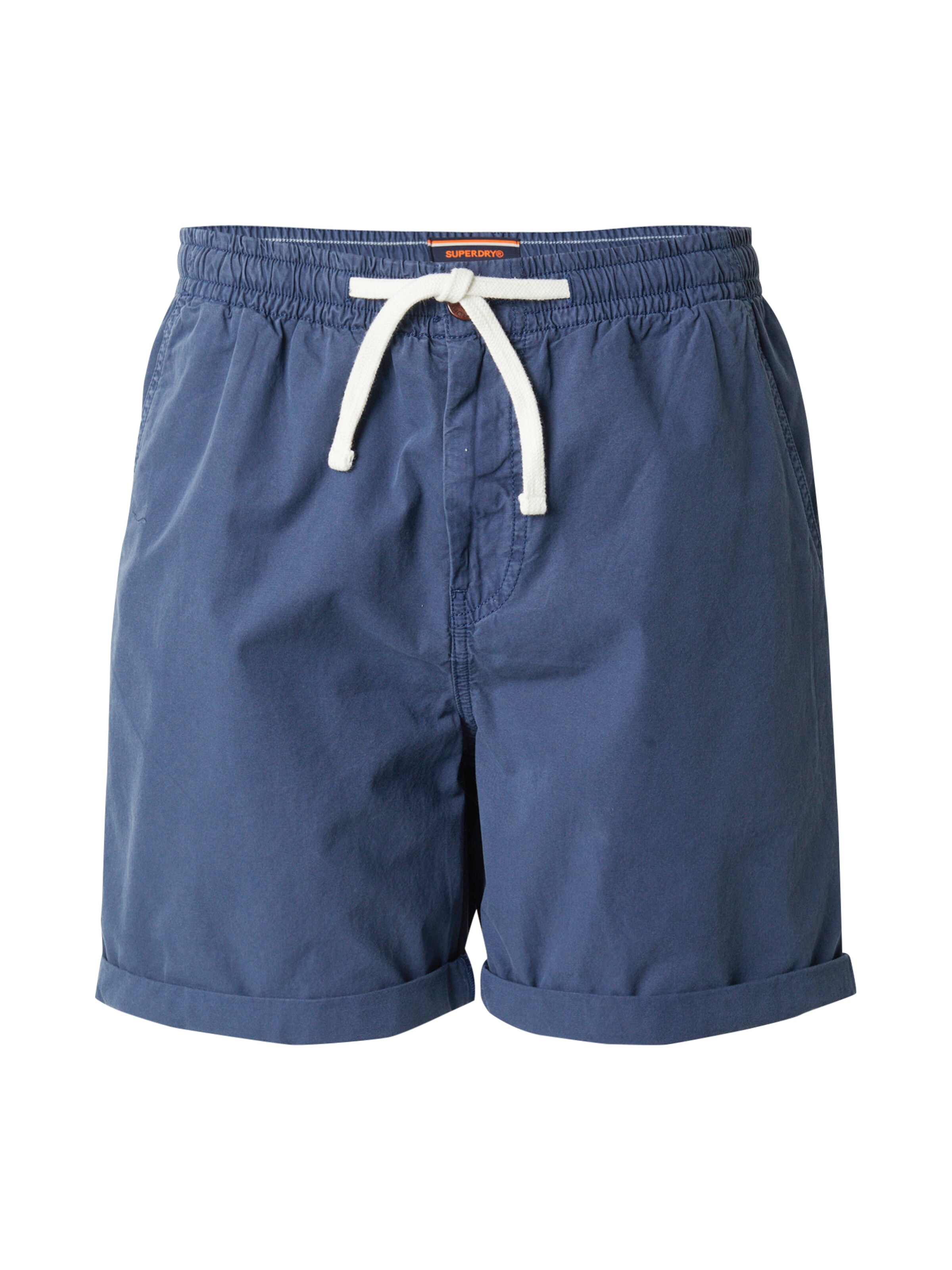 Superdry Štandardný strih Nohavice 'Essentials' - Modrá: predná strana