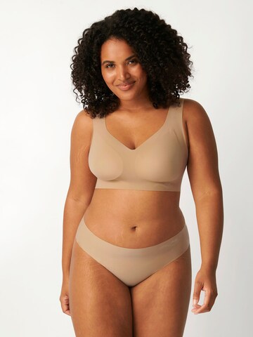 SLOGGI T-Shirt Bralette ' ZERO Feel ' in Gelb