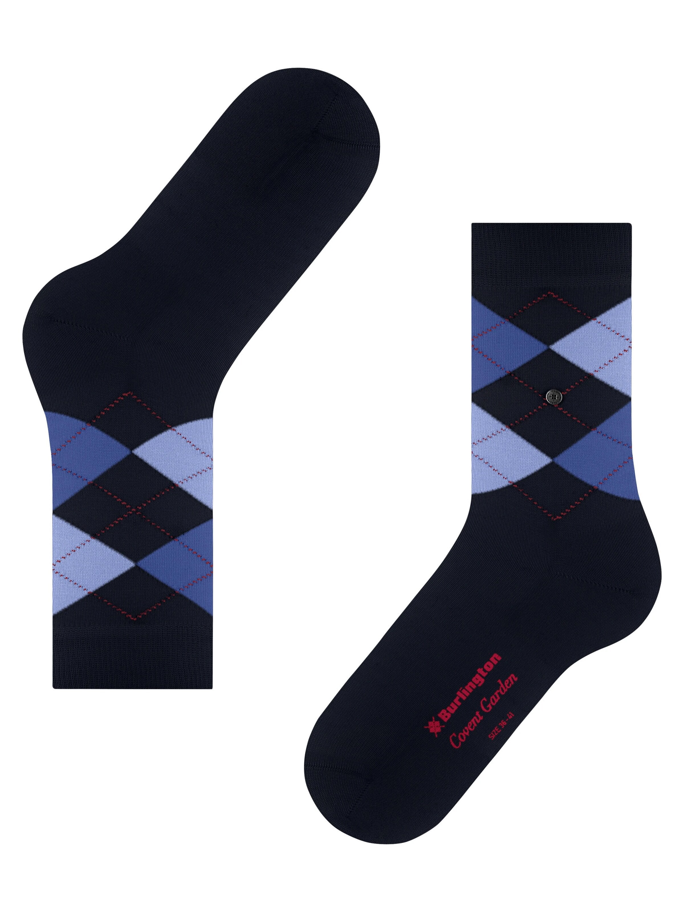 BURLINGTON Socks 'Covent Garden' in Blue