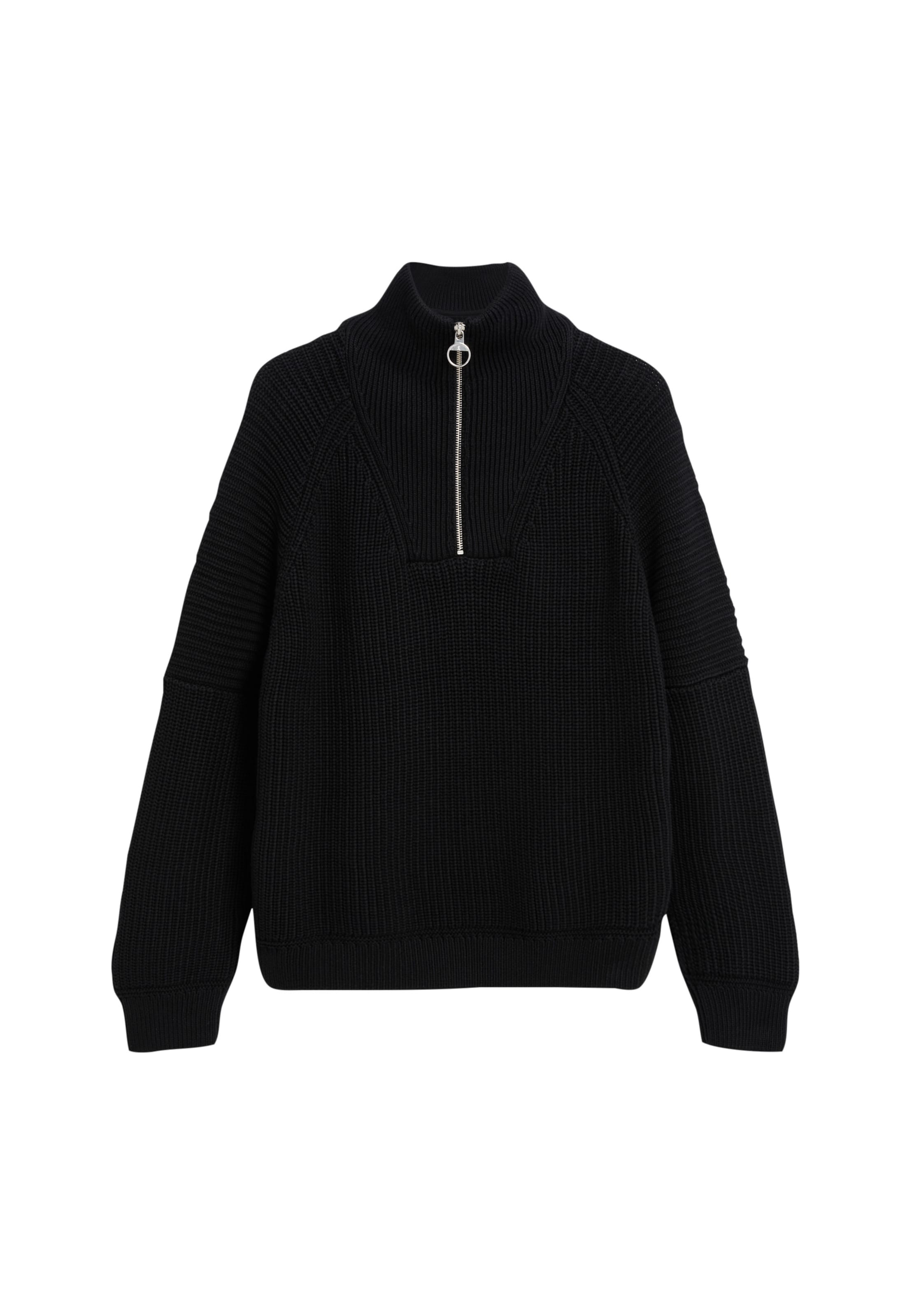 ARMEDANGELS Strickpullover KAALVES GMT DYE in Schwarz: Vorderseite