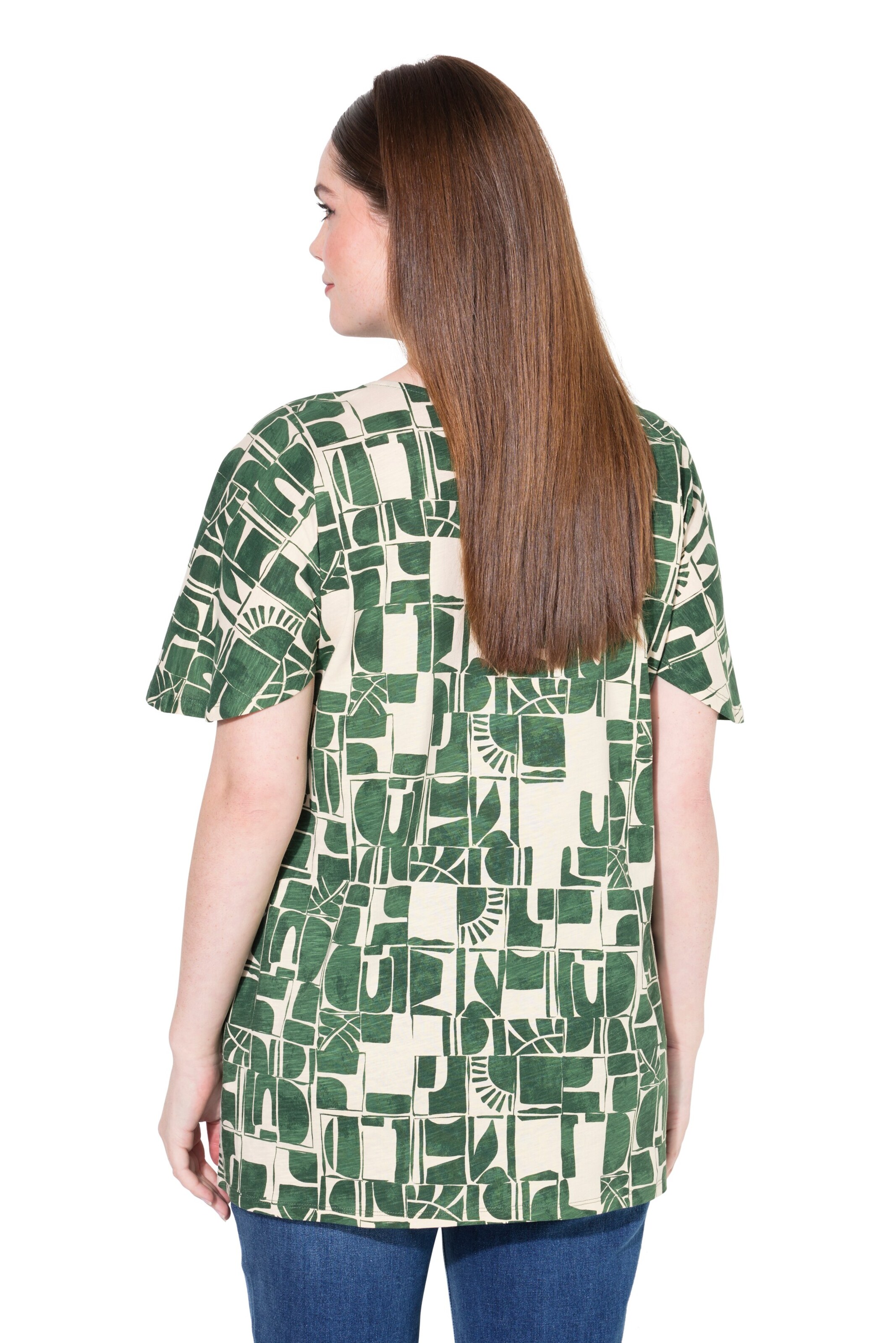 T-shirt Ulla Popken en vert