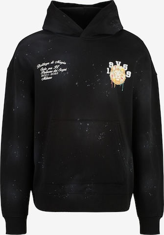 Sweat-shirt 19V69 ITALIA en noir : devant