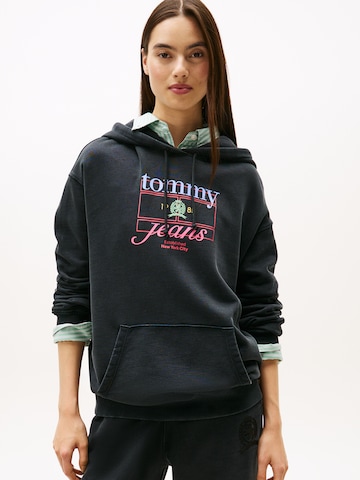 Tommy Jeans - Sweatshirt em preto: frente