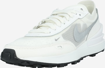 Nike Sportswear - Zapatillas deportivas bajas 'Waffle One' en blanco: frente
