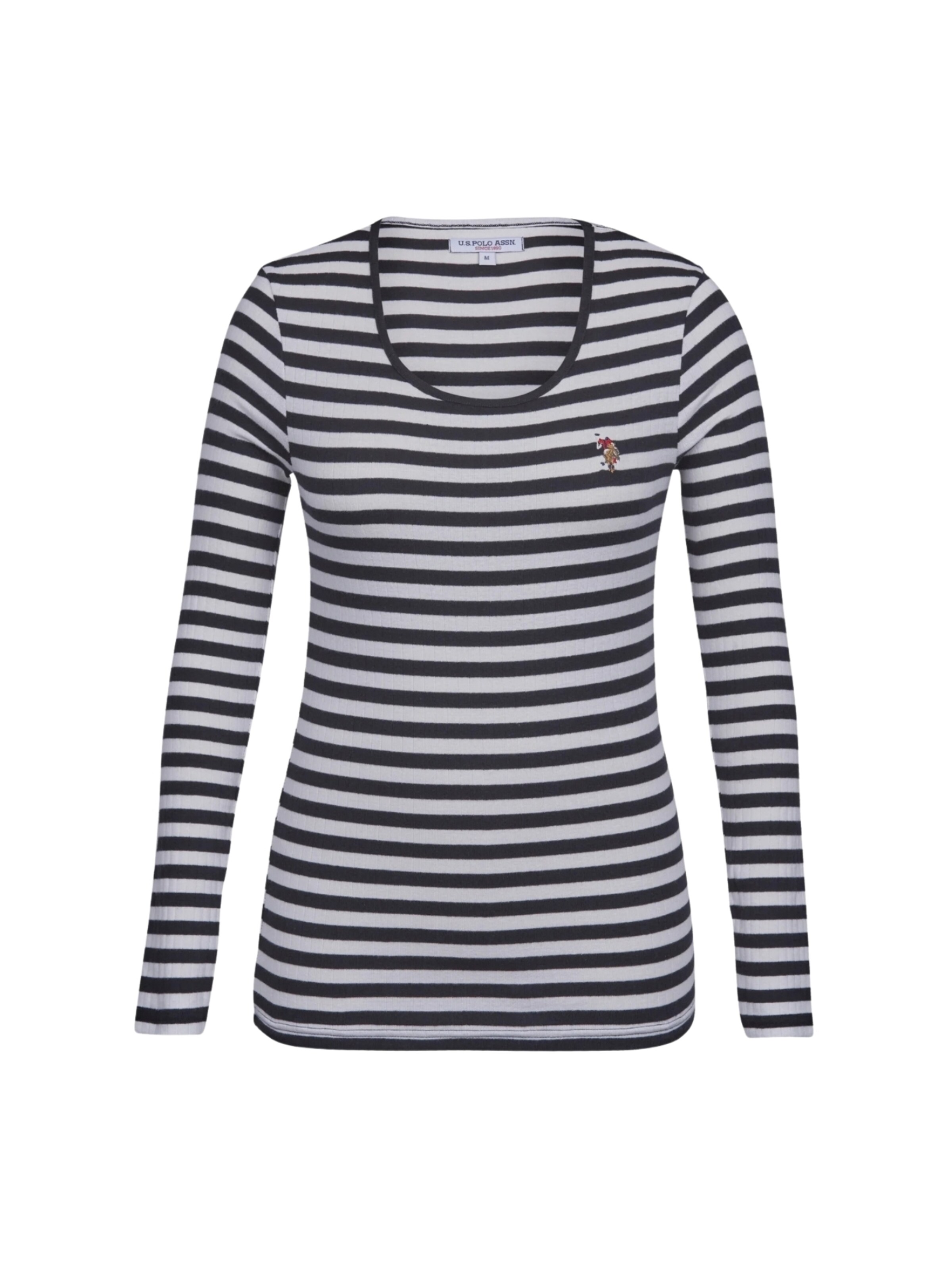 U.S. POLO ASSN. Shirts 'Chanett' i sort: forside