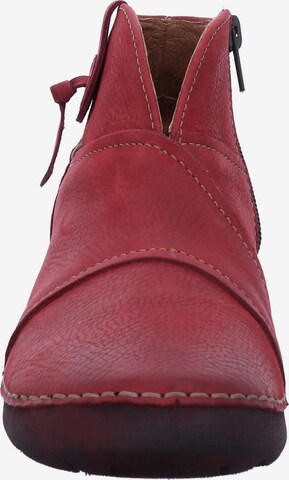 JOSEF SEIBEL Ankle Boots 'Fergey 93' in Red