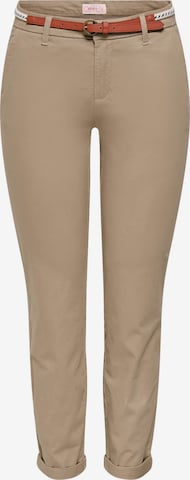 ONLY - Pantalón 'ONLBIiana' en beige: frente
