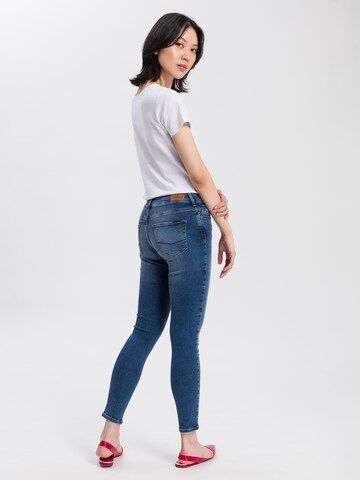 Cross Jeans Skinny Jeans 'Giselle' in Blau