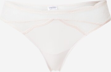 ESOTIQ String 'TALISMAN' in Beige: voorkant