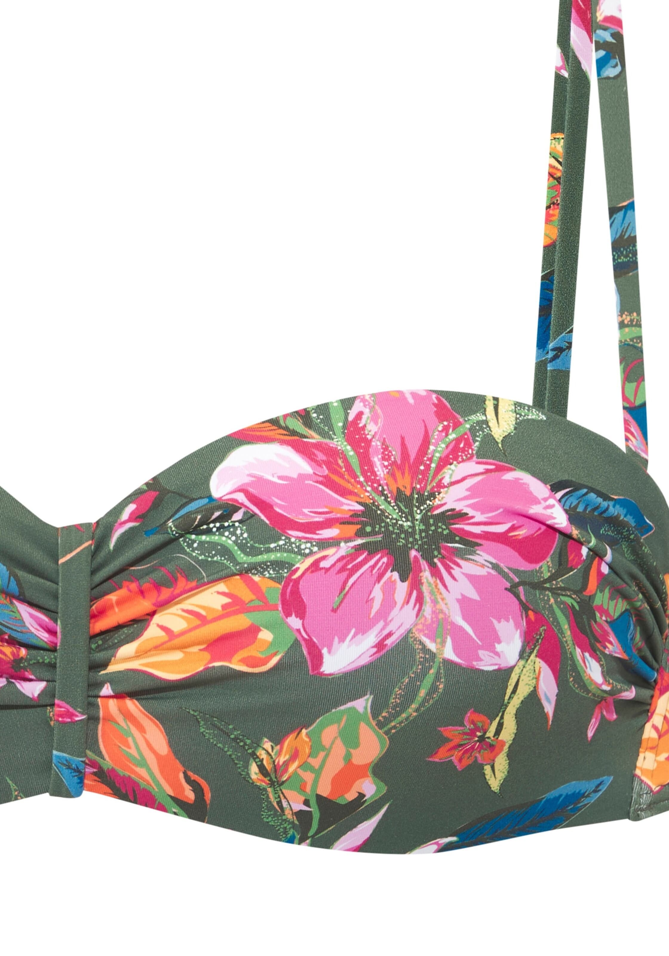 LASCANA Balconette Bikinitop in Grün