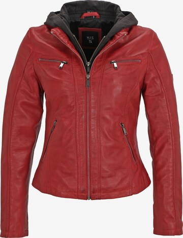 H.I.S Between-Season Jacket in Red: front