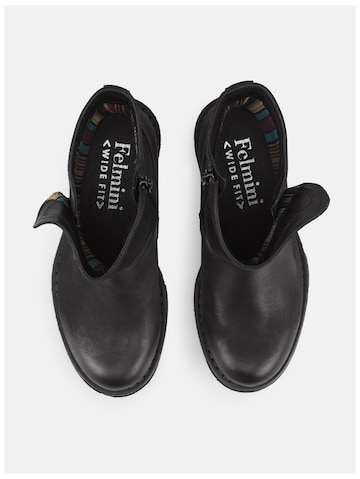 Felmini Wide Fit Ankle Boots in Black