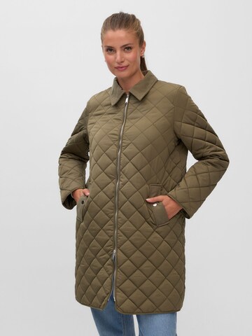 VERO MODA - Abrigo de entretiempo 'VMEMILIEJANE' en verde: frente