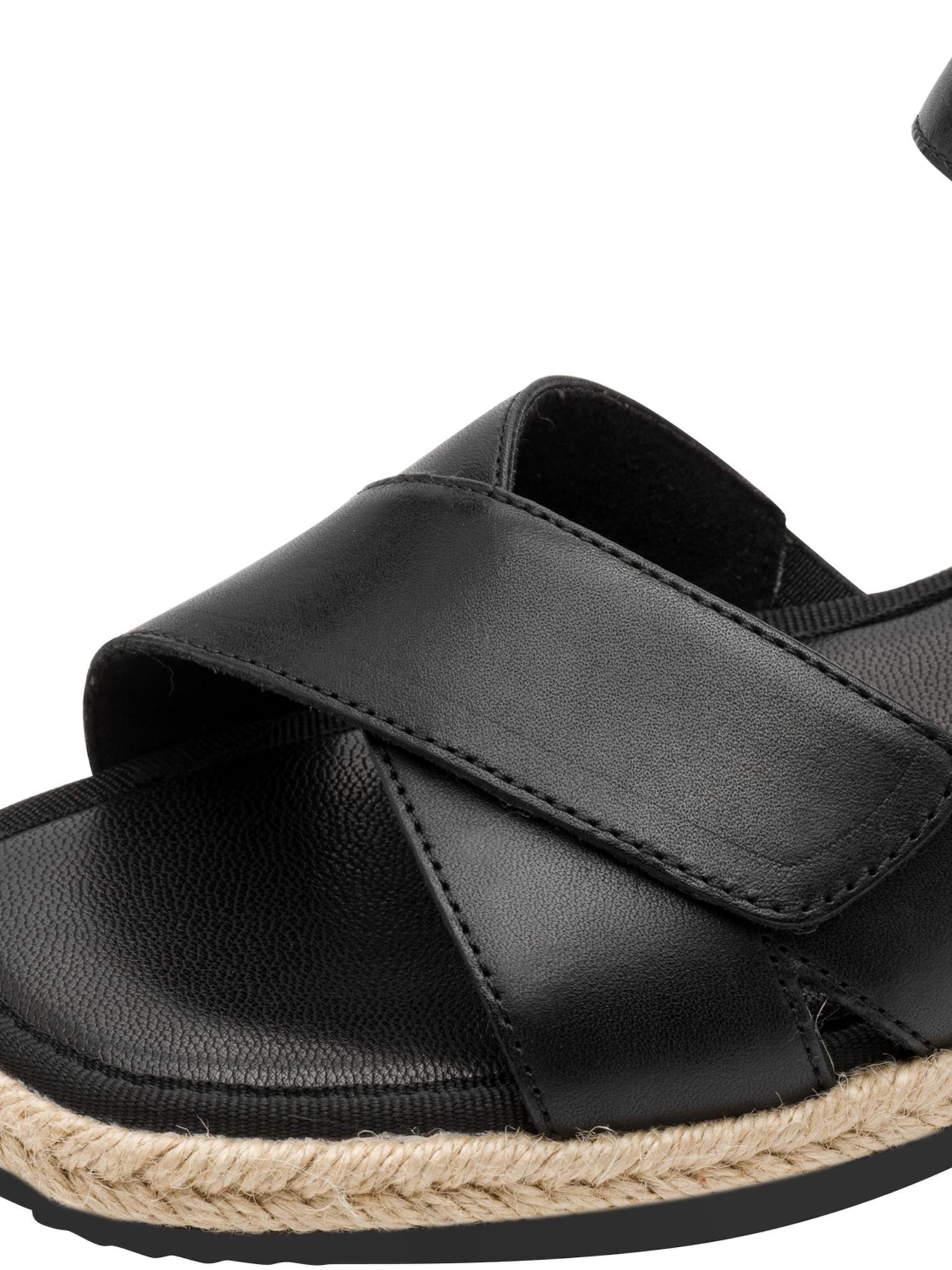 Sandales Tamaris en noir