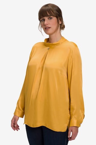 Ulla Popken Blouse in Geel: voorkant