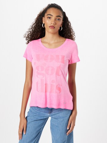 T-shirt Key Largo en rose : devant