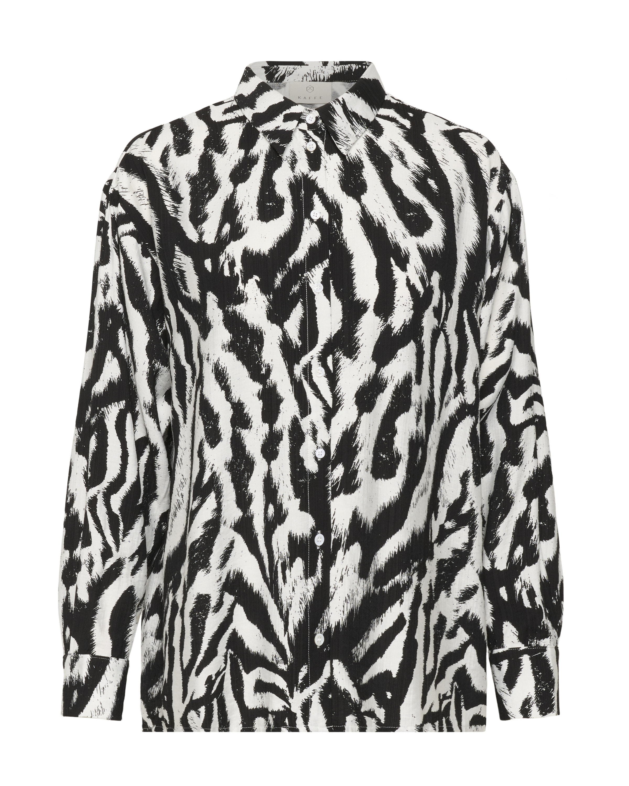T-shirt 'KAhanna' Kaffe en noir : devant
