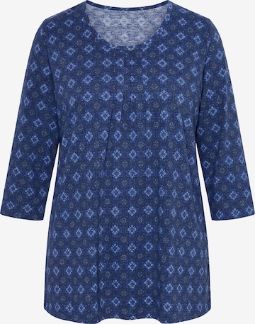 Ulla Popken Shirt in Blau: Vorderseite