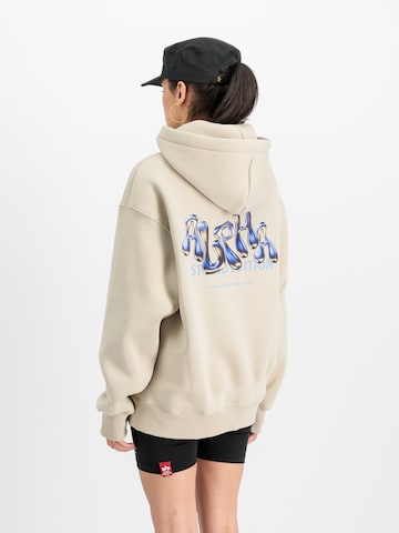 ALPHA INDUSTRIES Trui 'Studio Edition' in Beige