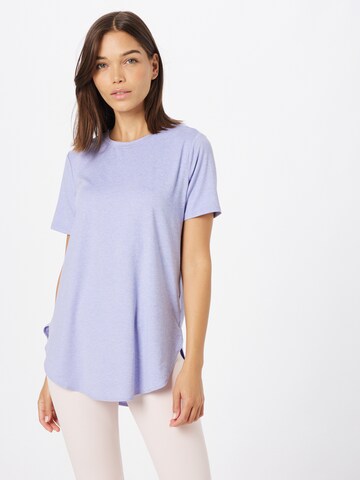 T-shirt fonctionnel SKECHERS en violet : devant