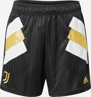 juoda ADIDAS SPORTSWEAR Standartinis Sportinės kelnės 'Juventus': priekis
