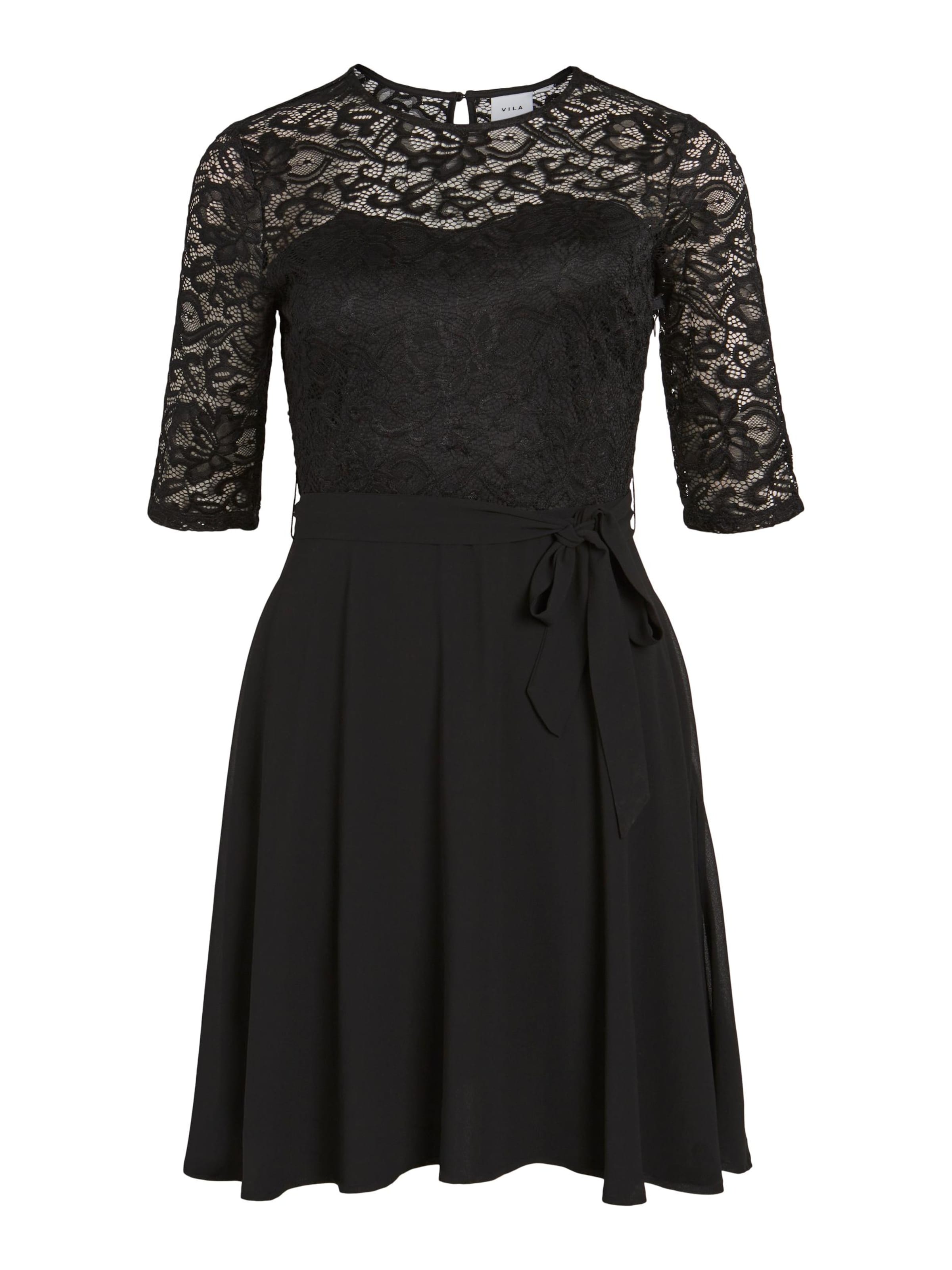 VILA Kleit 'FOLO', värv must: eest vaates