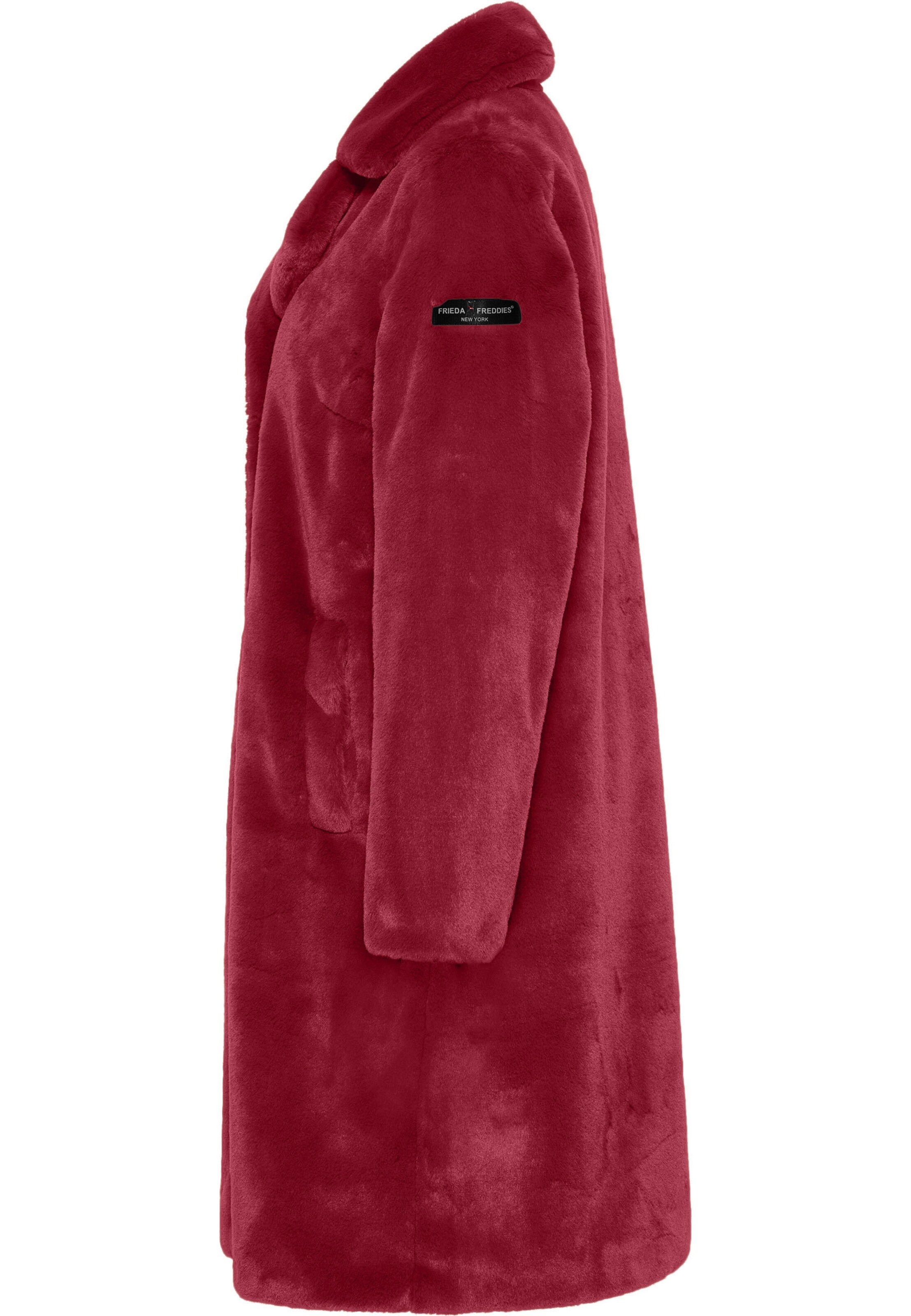 Frieda & Freddies Between-Seasons Coat in Red