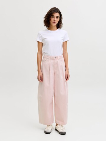 JJXX Vat Bandplooi jeans 'JXPorto Lia' in Roze