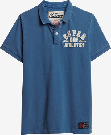 T-Shirt 'Vintage Athletic' Superdry en bleu : devant