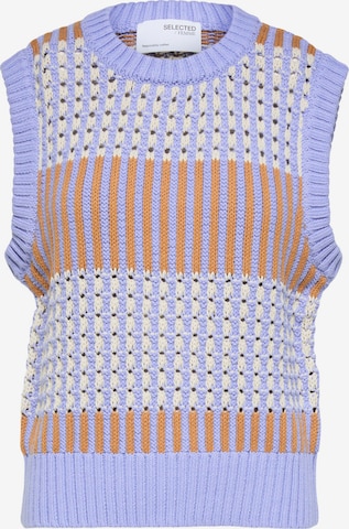 SELECTED FEMME Sweater 'Cruise' in Purple: front