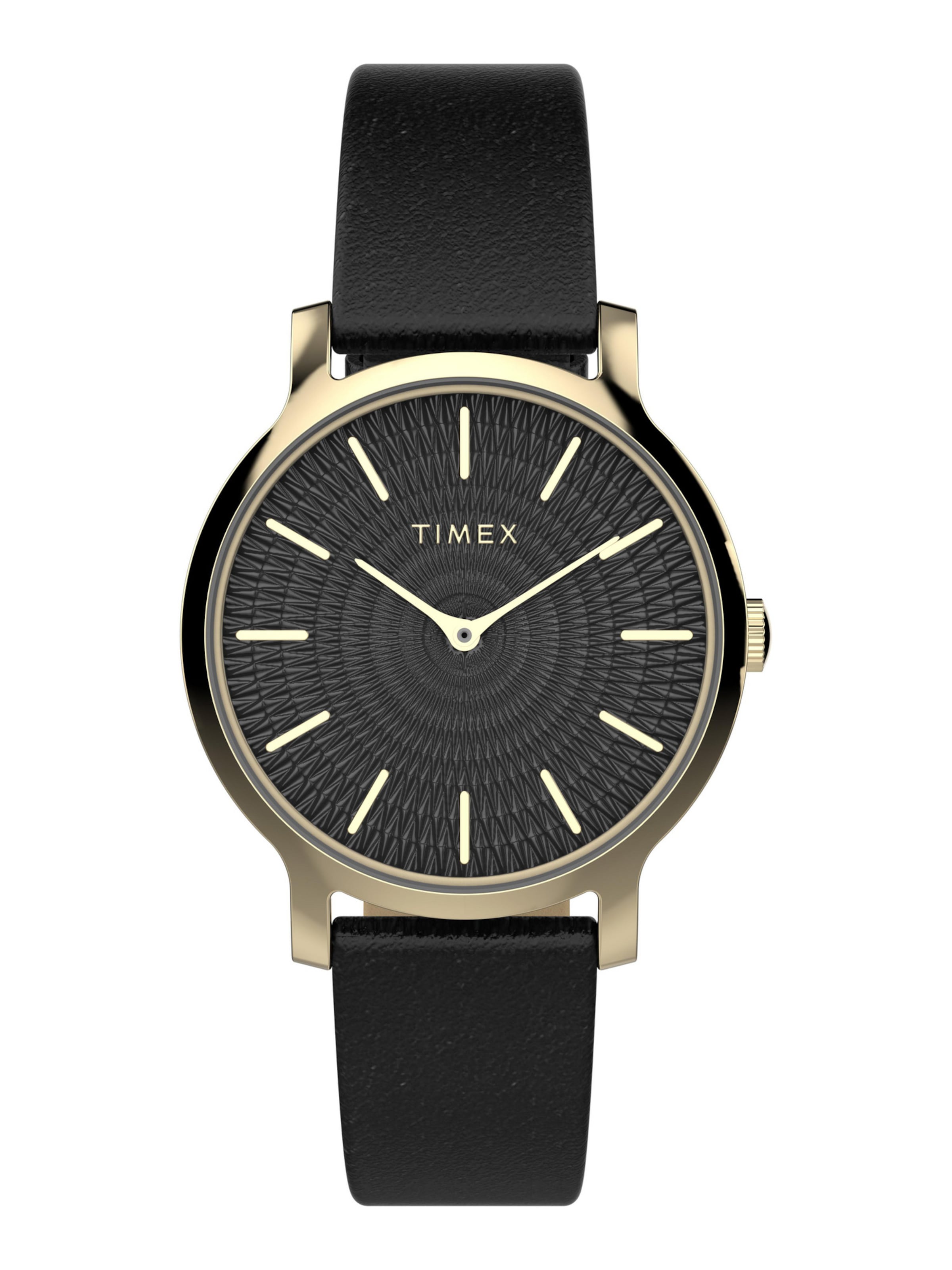 TIMEX Analogt ur 'Transcend' i sort: forside