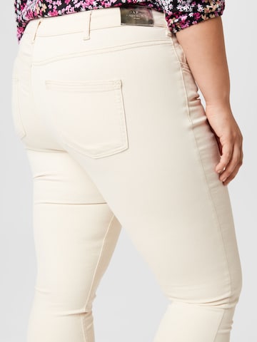 ONLY Carmakoma Skinny Jeans 'Willy' i beige